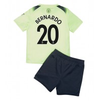 Fotbalové Dres Manchester City Bernardo Silva #20 Dětské Alternativní 2022-23 Krátký Rukáv (+ trenýrky)